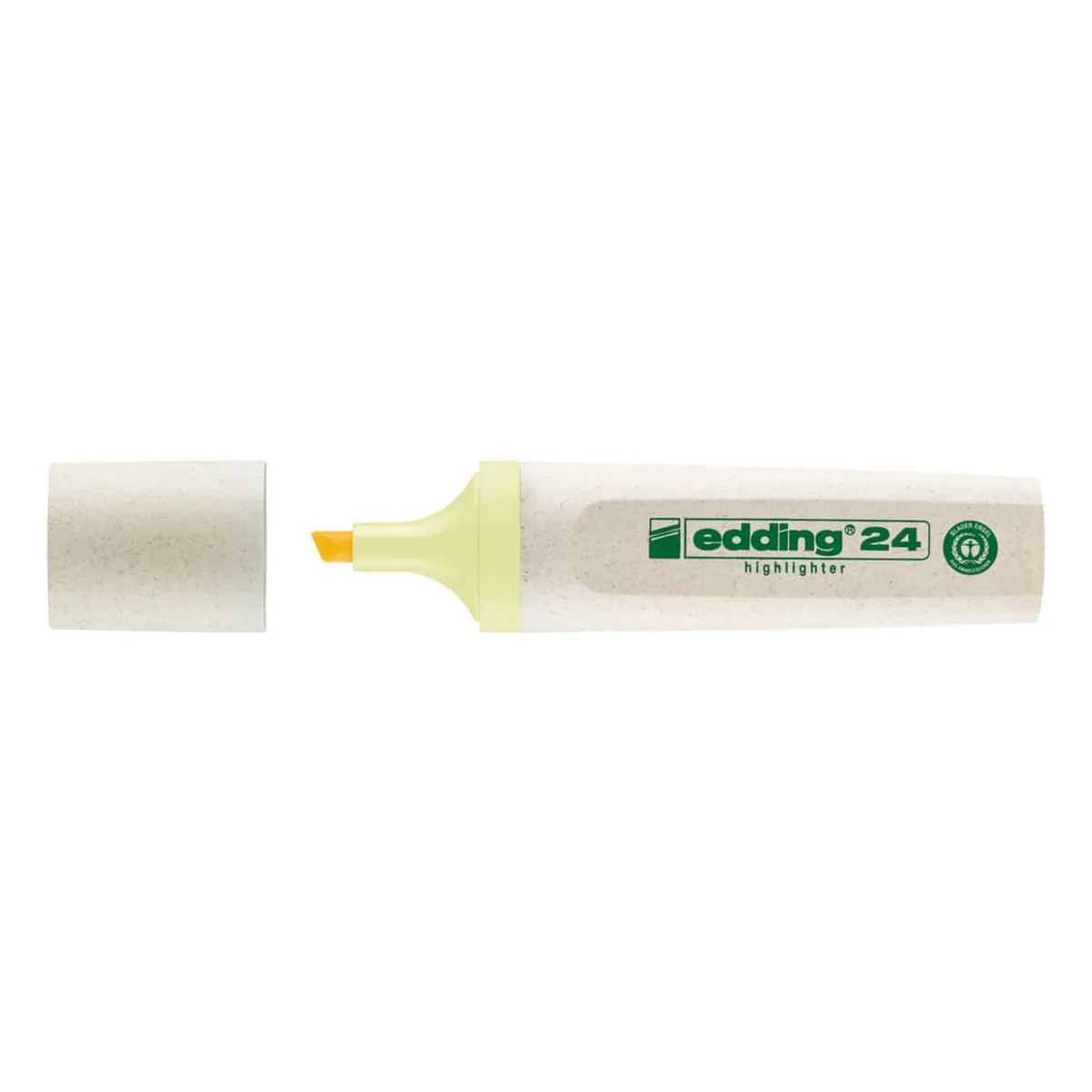 Edding 24 EcoLine Textmarker - nachfüllbar, pastellgelb