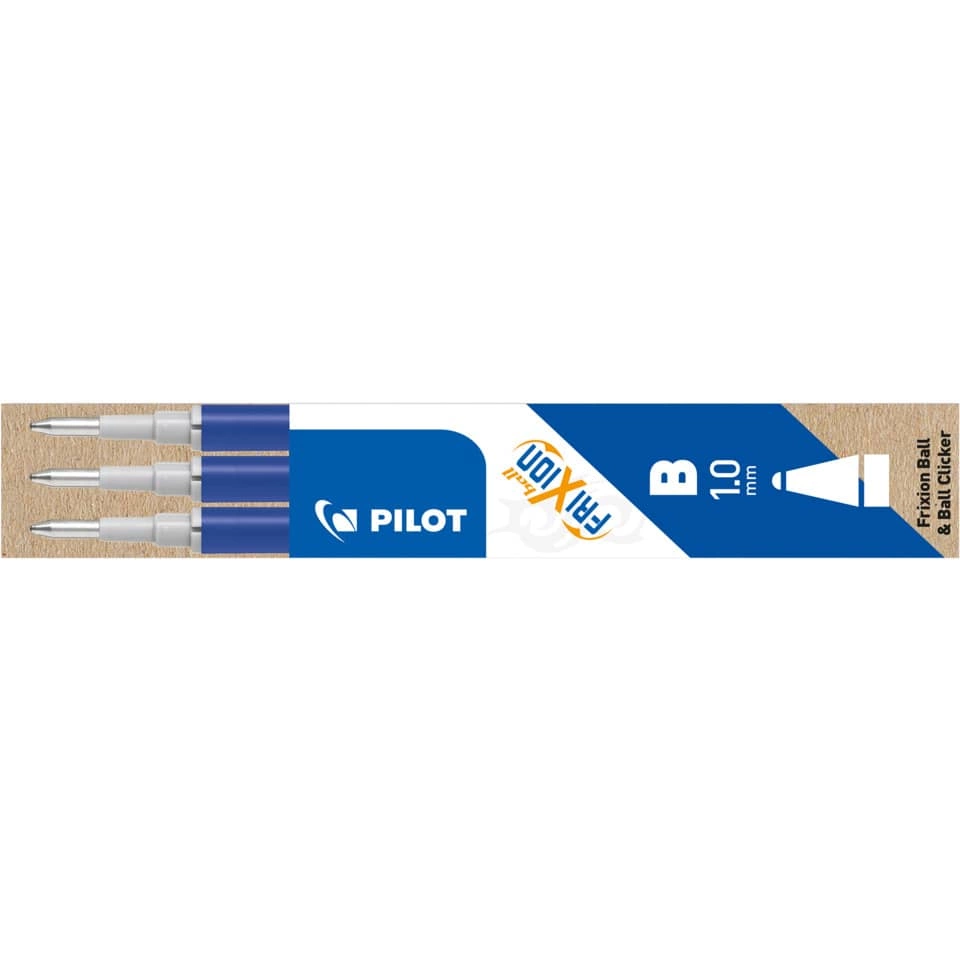 Tintenrollermine FriXion BLS-FR10 - 0,5 mm, blau, 3er Pack