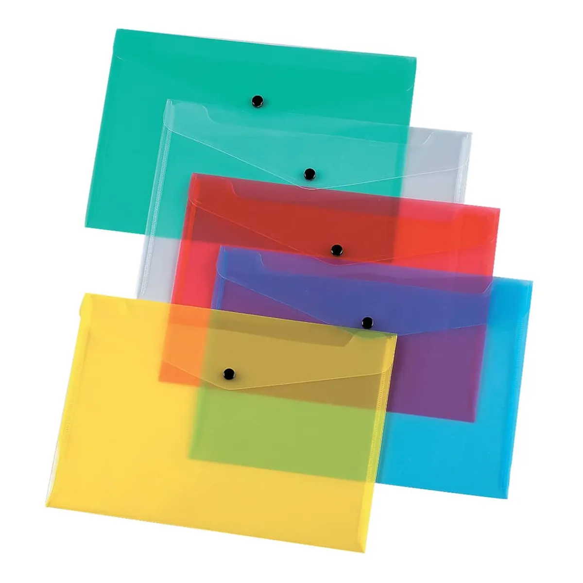 Q-Connect Dokumentenmappe - blau, A4 bis zu 50 Blatt