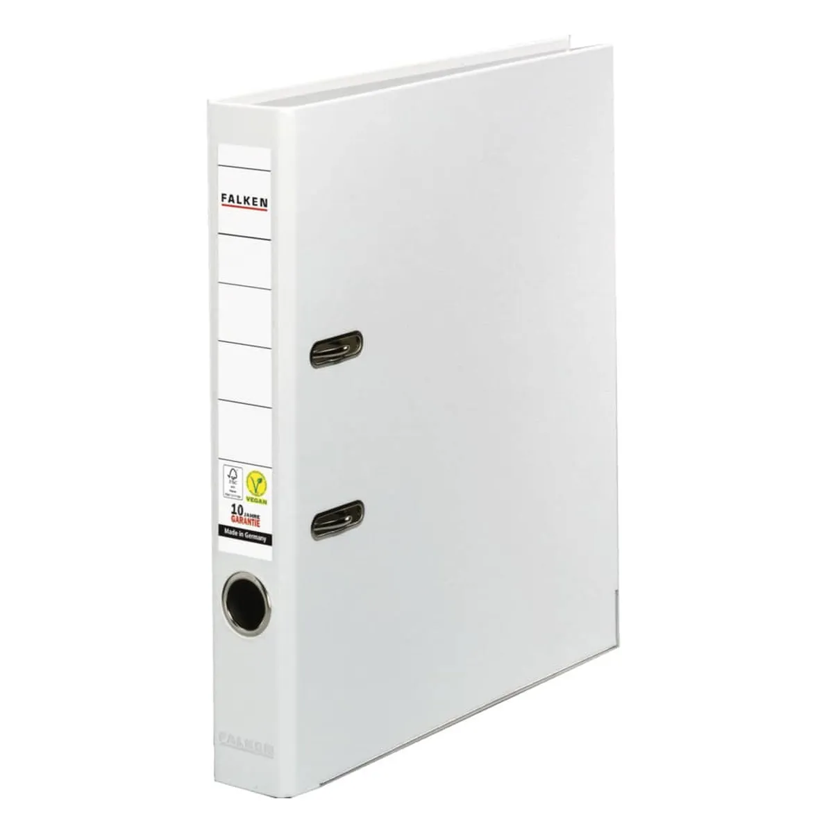 Falken Ordner PP-Color S50 - A4, 5 cm, weiß