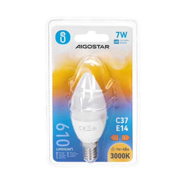Aigostar LED 'Kerze', 7W, E14