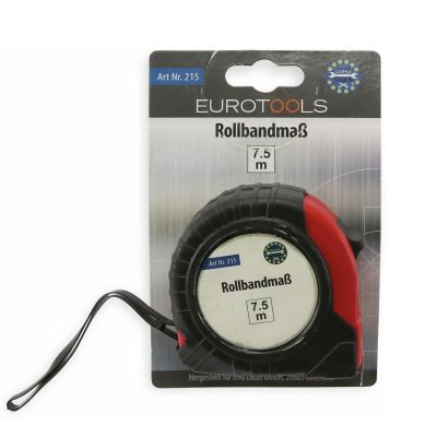 Eurotools Rollbandmaß, 7,5 m