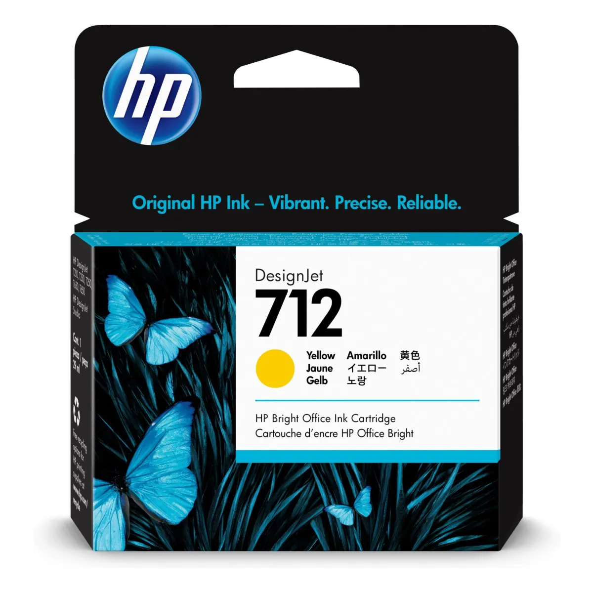 Druckerpatrone HP 712 gelb 29 ml (3ED69A)