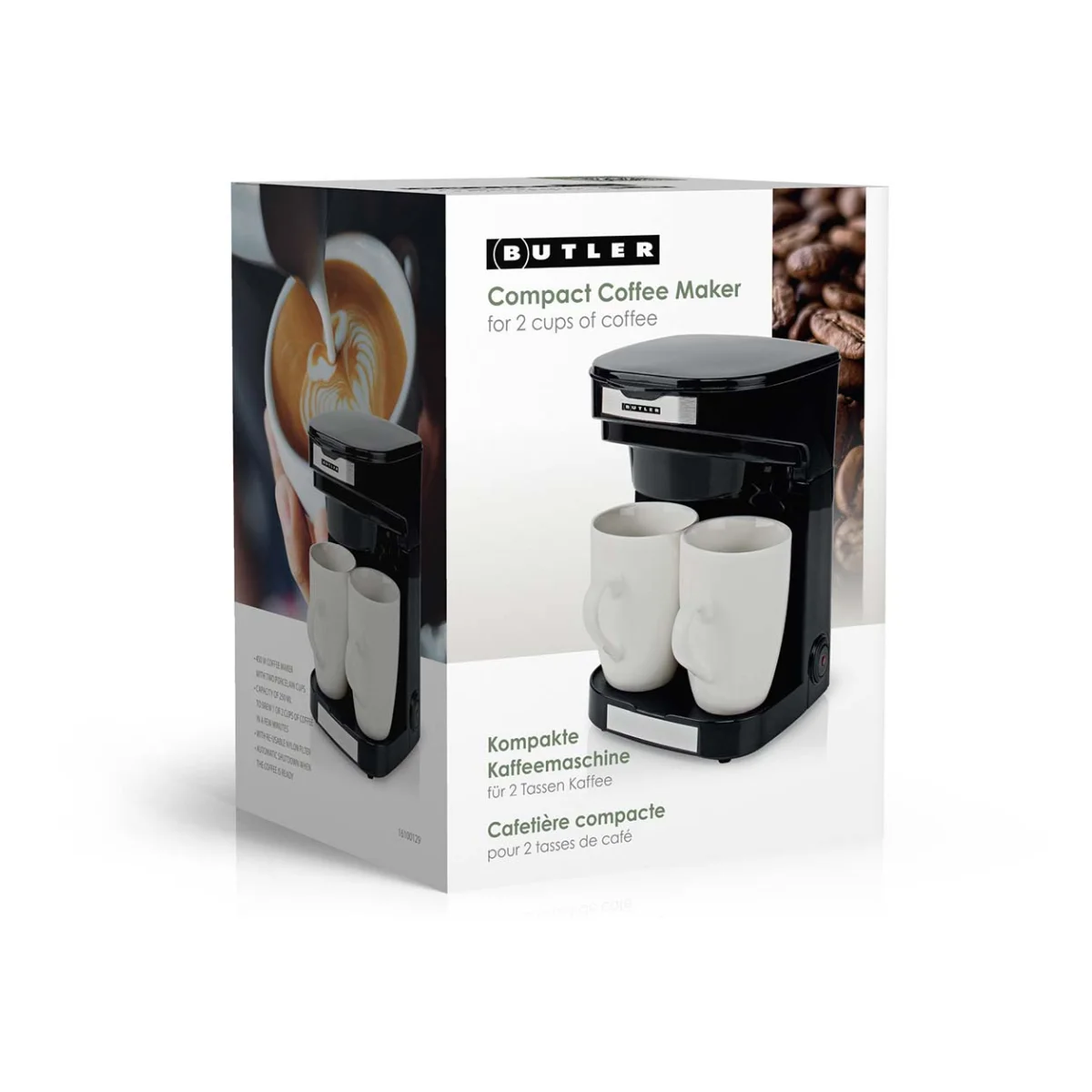 Butler kompakte Kaffeemaschine 0,25 ltr., 450W