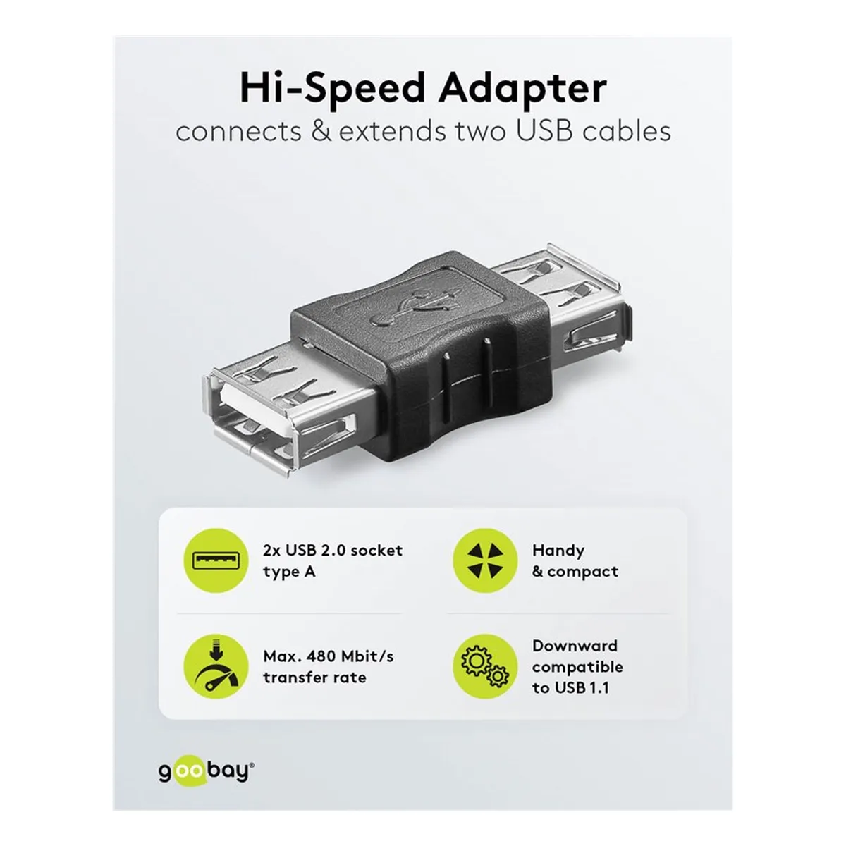 Goobay USB Adapter (AF/AF)