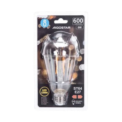 Aigostar LED 'Filament', 6W, E27 