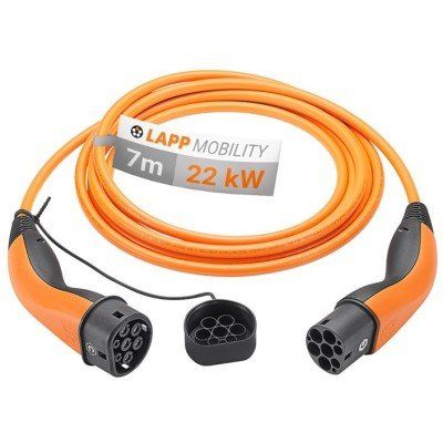 LAPP MOBILITY Ladekabel Typ 2, bis zu 22 kW, 7 m, Orange