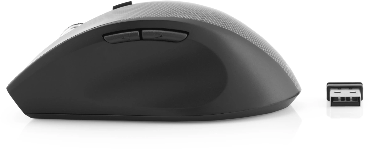 MediaRange Optische 5-Tasten Funk-Maus HIGHLINE, schwarz/grau