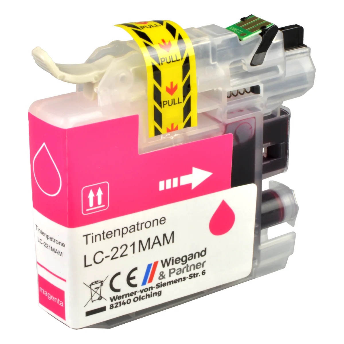 Brother LC-221 M - alternative Patrone magenta 9 ml | 260 Seiten - Digital Revolution