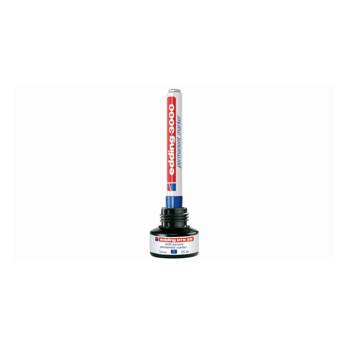 Edding 3000 Permanentmarker - nachfüllbar, 1,5 - 3 mm, grau Edding 3000 Permanentmarker - nachfüllbar, 1,5 - 3 mm, grau