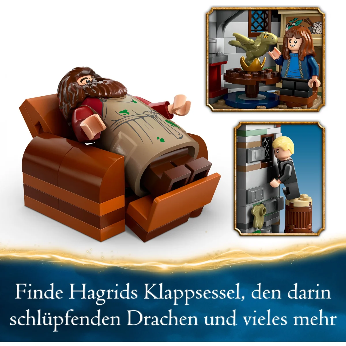 LEGO® Harry Potter Hagrids Hütte: Ein unerwarteter Besuch 76428