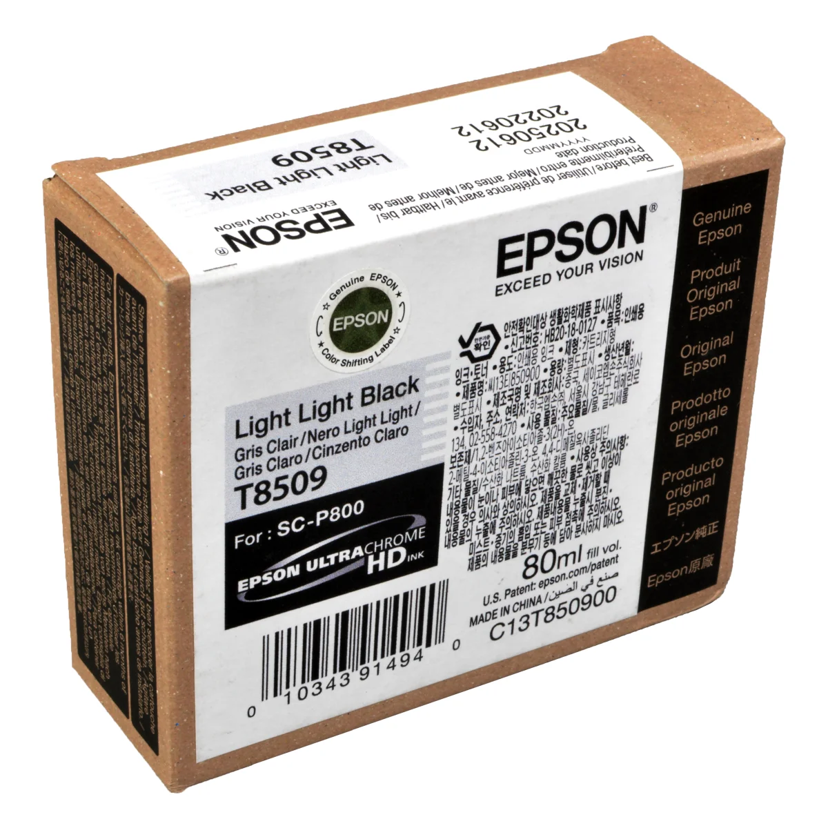 Epson Tinte C13T850900 T8509 light light black
