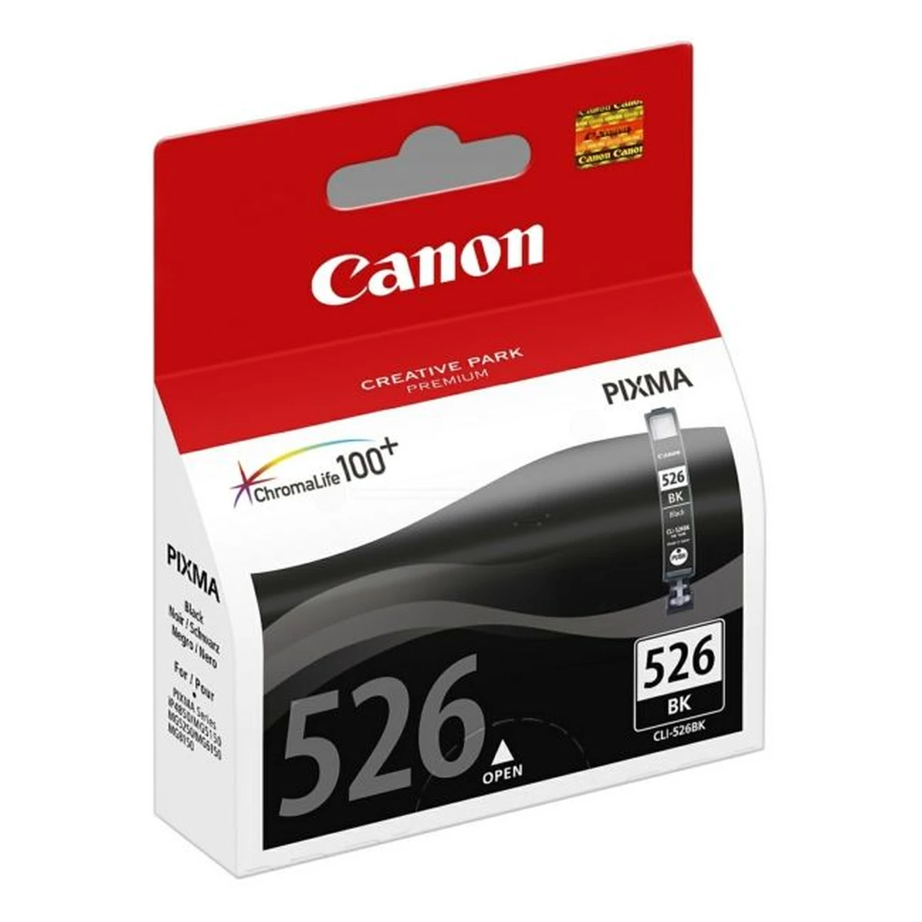 Druckerpatrone Canon CLI-526 BK schwarz 9 ml | 2.185 Seiten (4540B001)