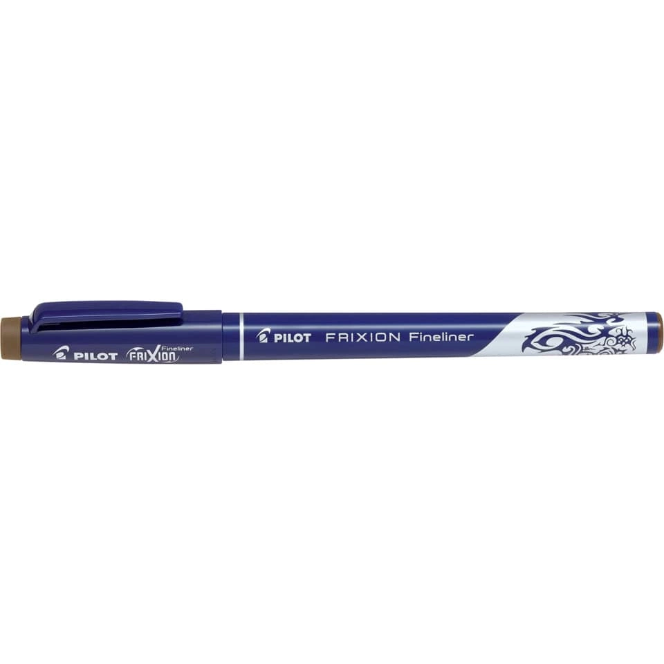 Pilot Fineliner FriXion - 0,45 mm, braun, radierbar