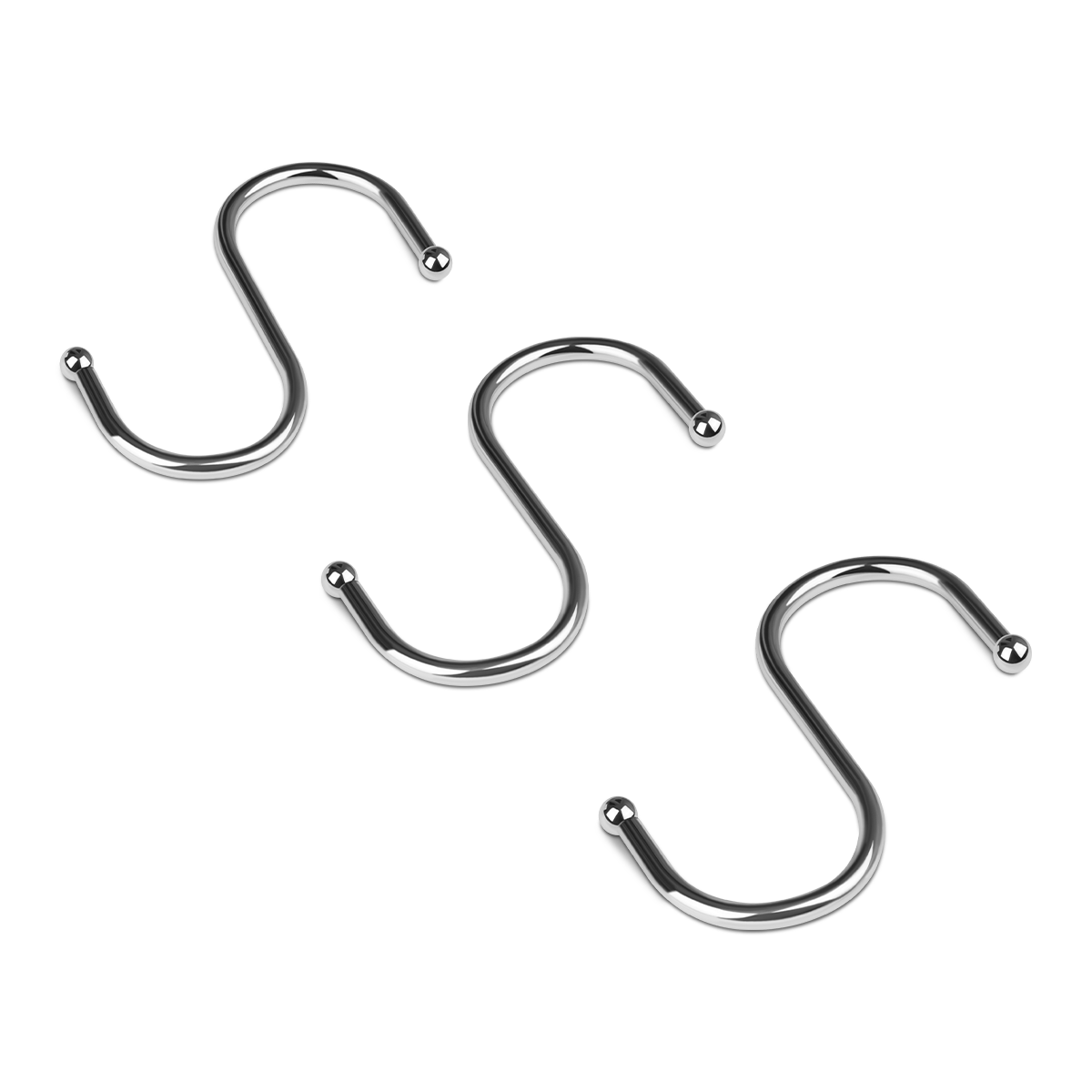 Masterproof S-Haken, 3 Stück