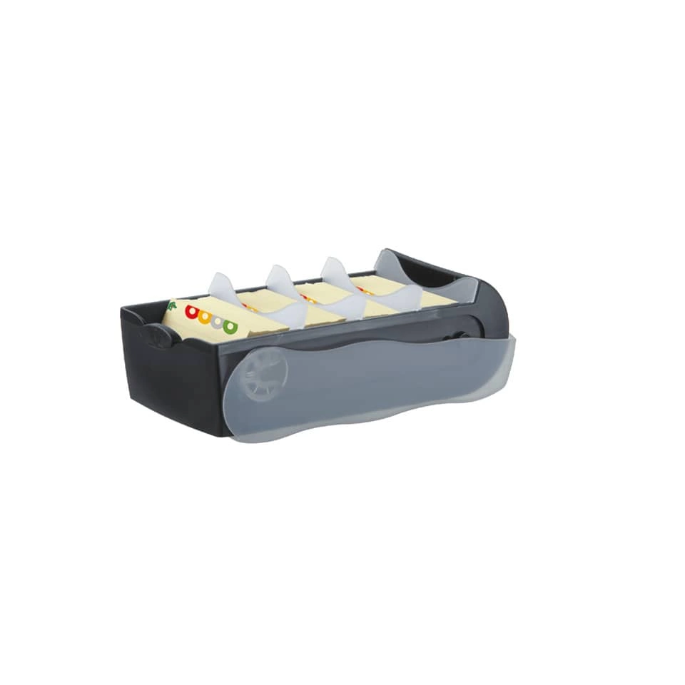 HAN Karteibox CROCO, DIN A7, für 900 Karten, incl. 5 Stützplatten, schwarz
