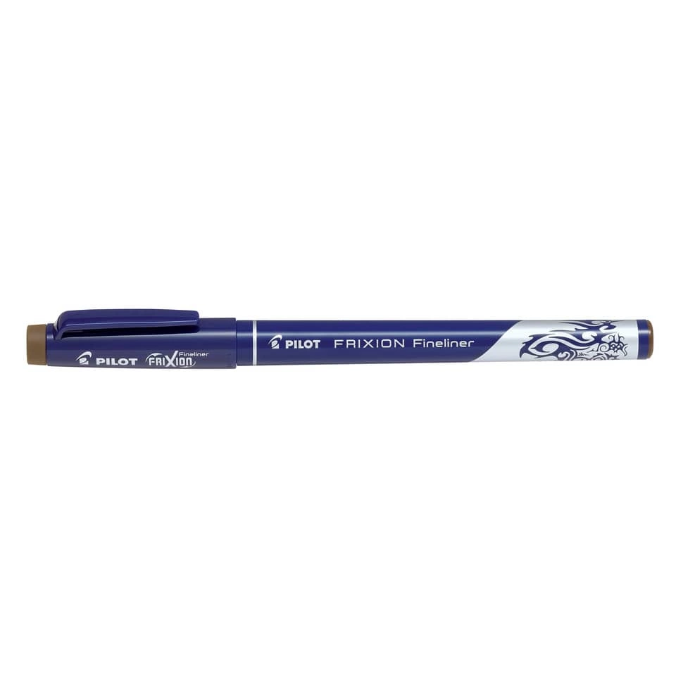 Pilot Fineliner FriXion - 0,45 mm, braun, radierbar