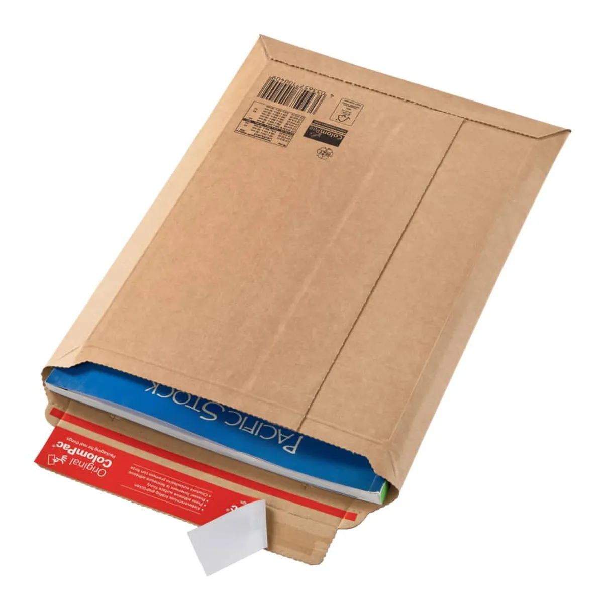ColomPac Versandtaschen Wellpappe 235x340x35 mm (A4+), braun