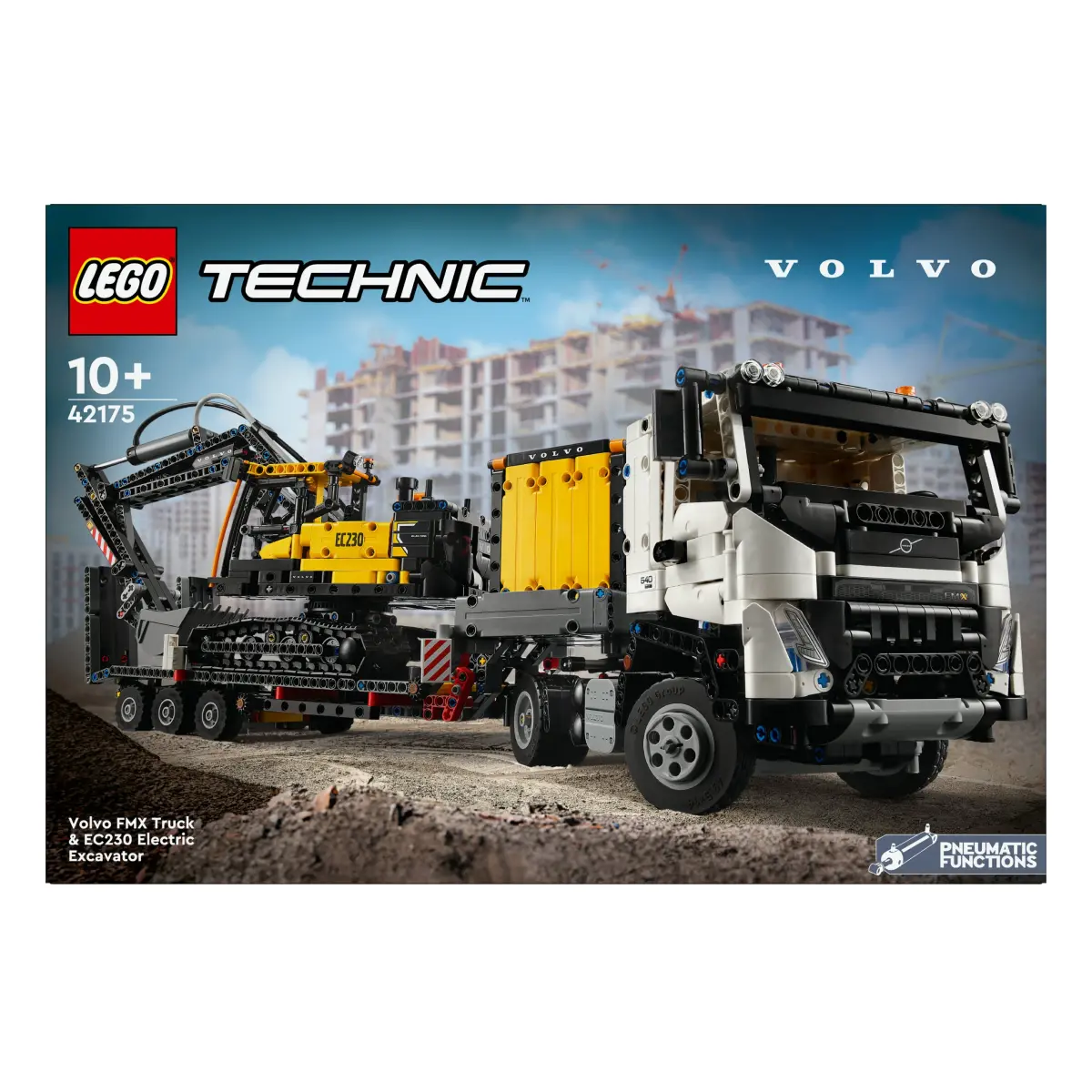 LEGO® Technic Volvo FMX LKW mit EC230 Electric Raupenbagger 42175
