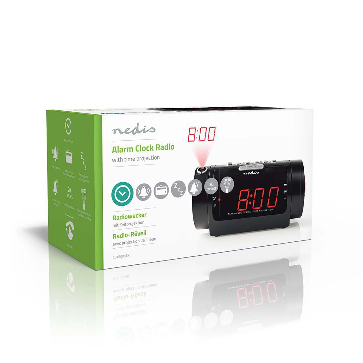 Nedis Digital-Wecker-Radio