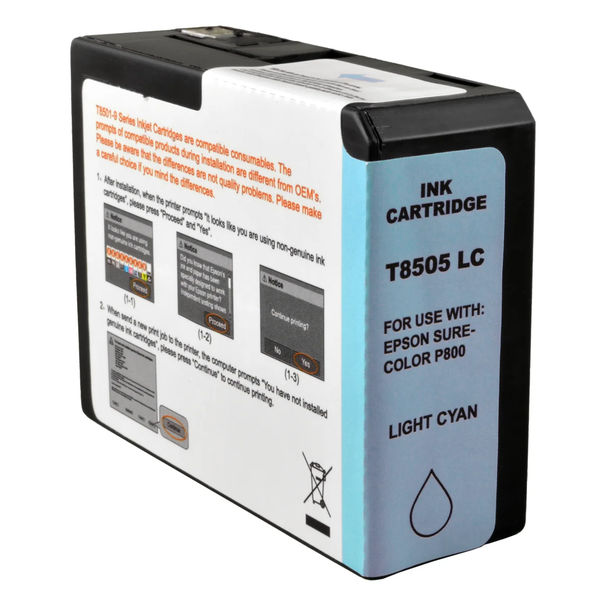 Epson T8505 - alternative Patrone 'foto-cyan' - Digital Revolution