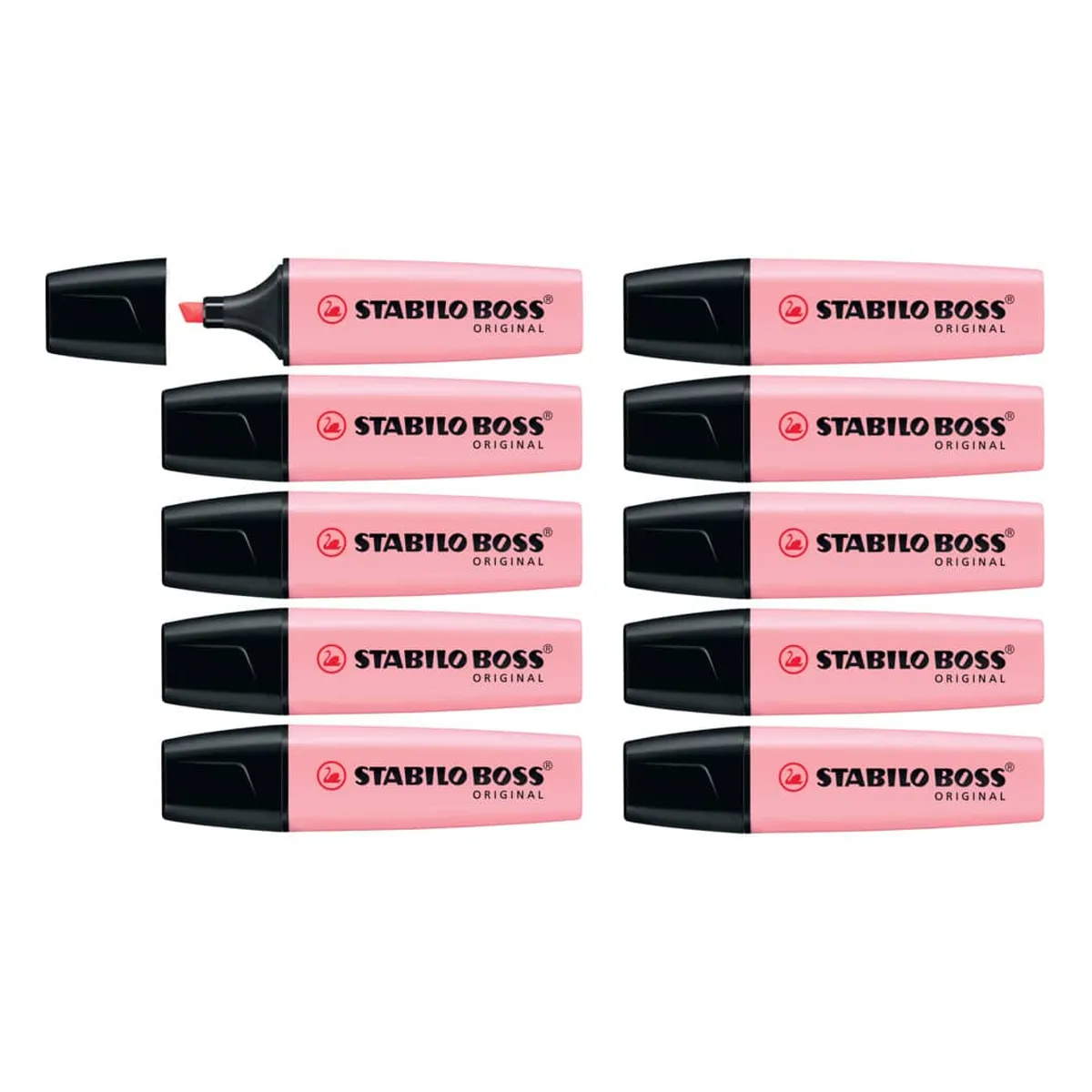 Stabilo Textmarker - BOSS ORIGINAL Pastel - Einzelstift - rosiges Rouge