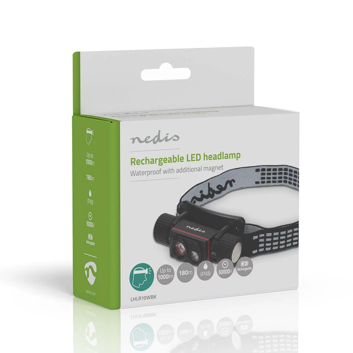 Nedis LED Stirnlampe 1000 Lumen
