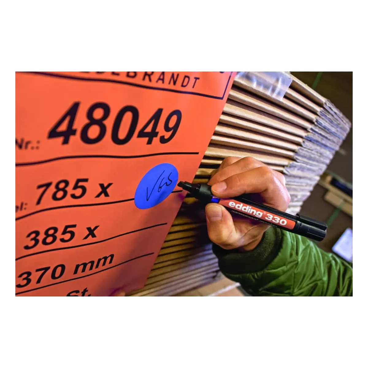 Edding Permanentmarker - nachfüllbar, 1 - 5 mm, schwarz