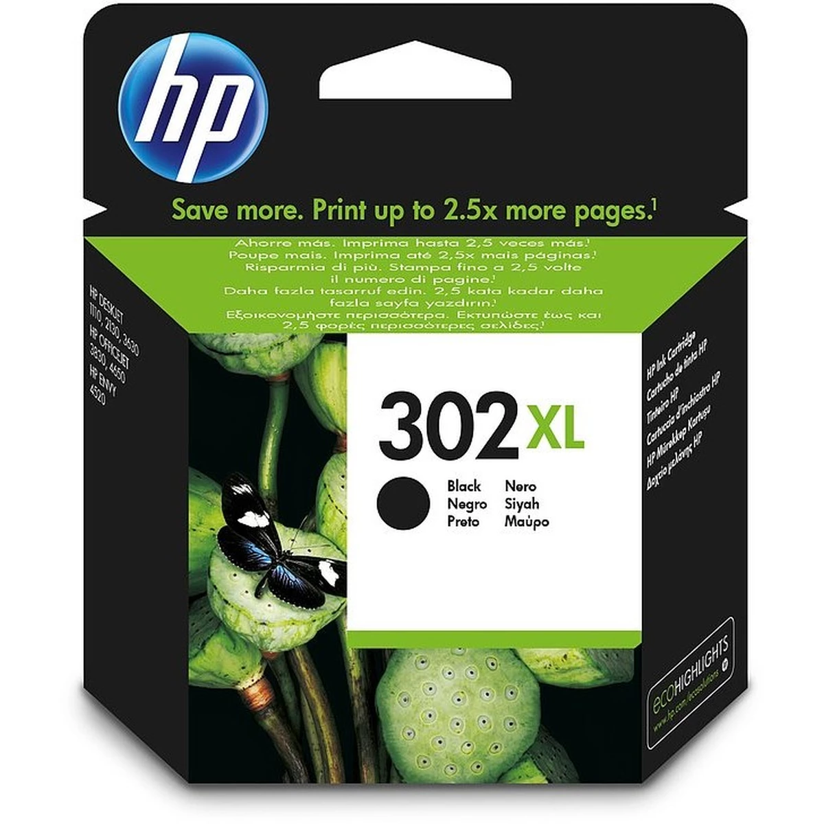 HP XL Druckerpatrone '302 XL' schwarz 8,5 ml