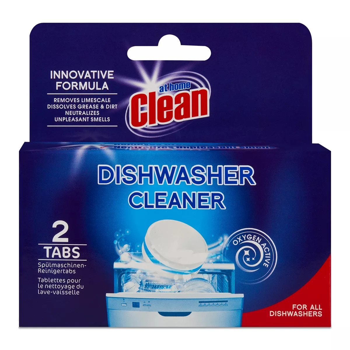 at home Clean Maschinen-Reiniger Tabs, 2 Stück
