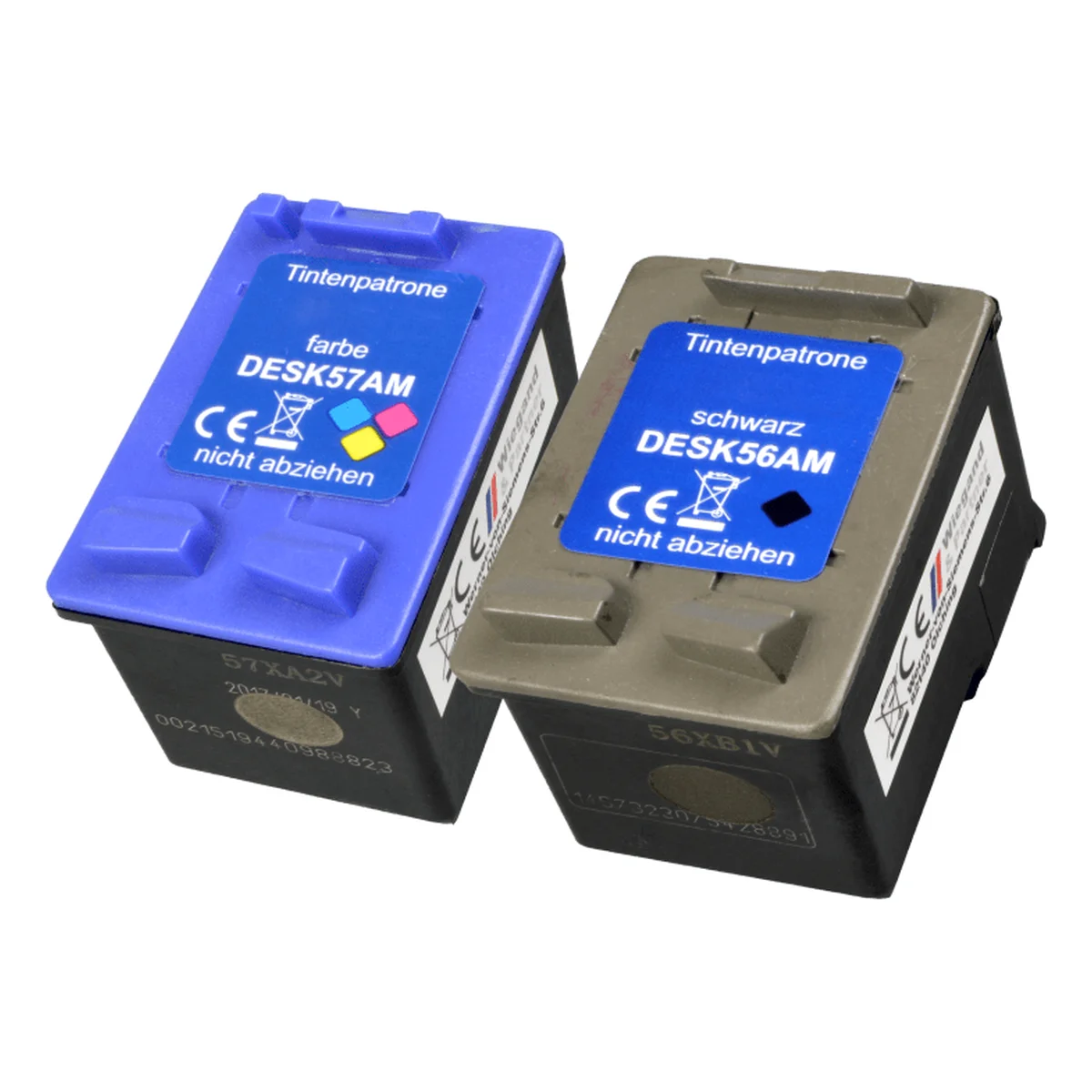 HP 56+57  - alternative Patronen MultiPack KCMY 1x 520 Seiten (BK), 1x 500 Seiten (CMY) - Digital Revolution