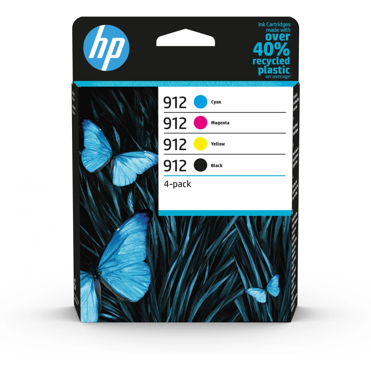 Druckerpatronen MultiPack HP 912 schwarz cyan magenta gelb 17,08 ml | 300 Seiten (6ZC74AE)