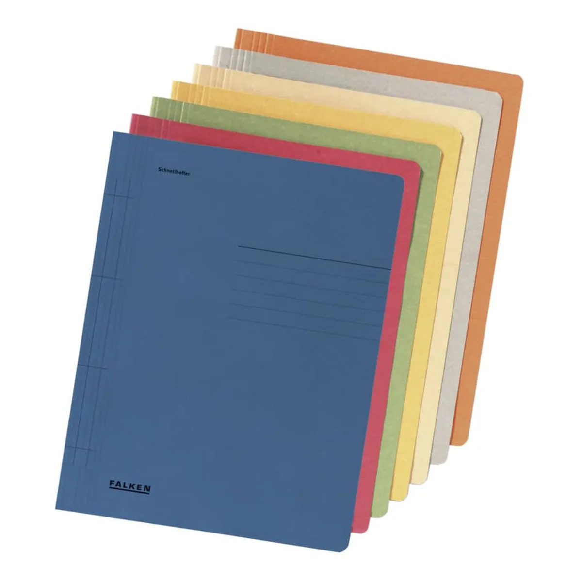 Falken Schnellhefter - A4, 250 Blatt, Manilakarton (RC), grün