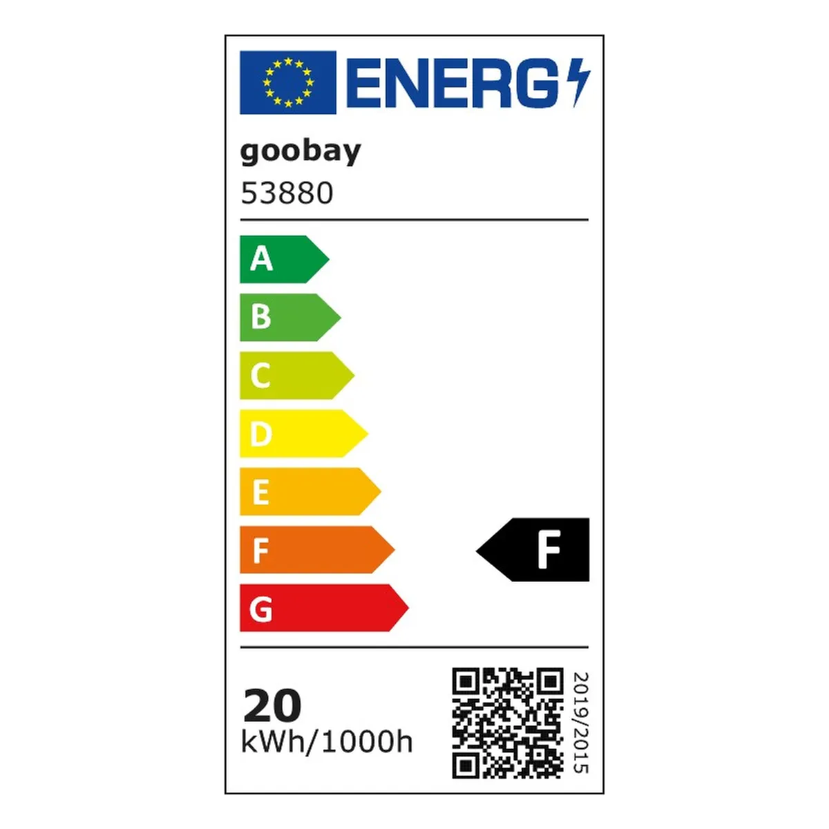 Goobay LED-Außenstrahler, 20 W, mit Bewegungsmelder