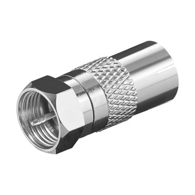 Goobay F-Adapter: F-Stecker > Koax-Buchse