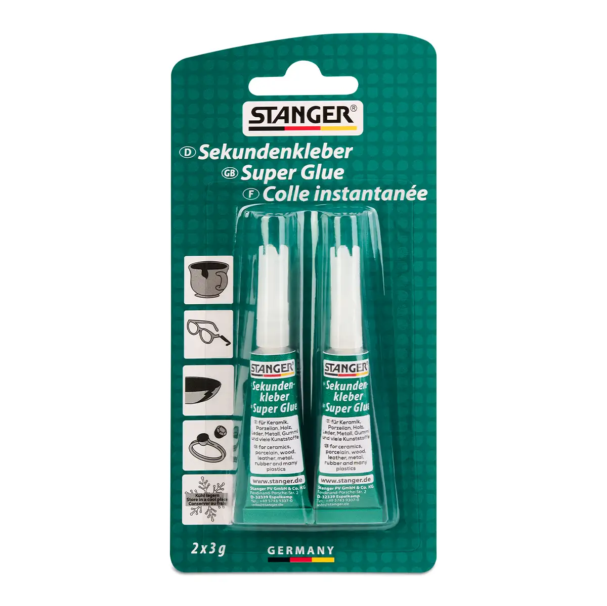 Power Glue Sekundenkleber 2 x 3 g