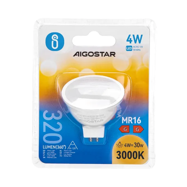 Aigostar LED Spot, 4W, MR16