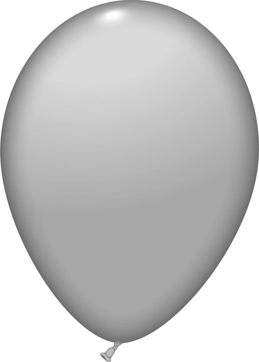 Stylex Luftballons silber, 8er Beutel