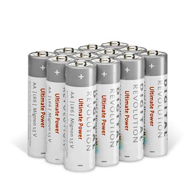 Batterien 'Mignon AA', 1,5V, 12 Stück