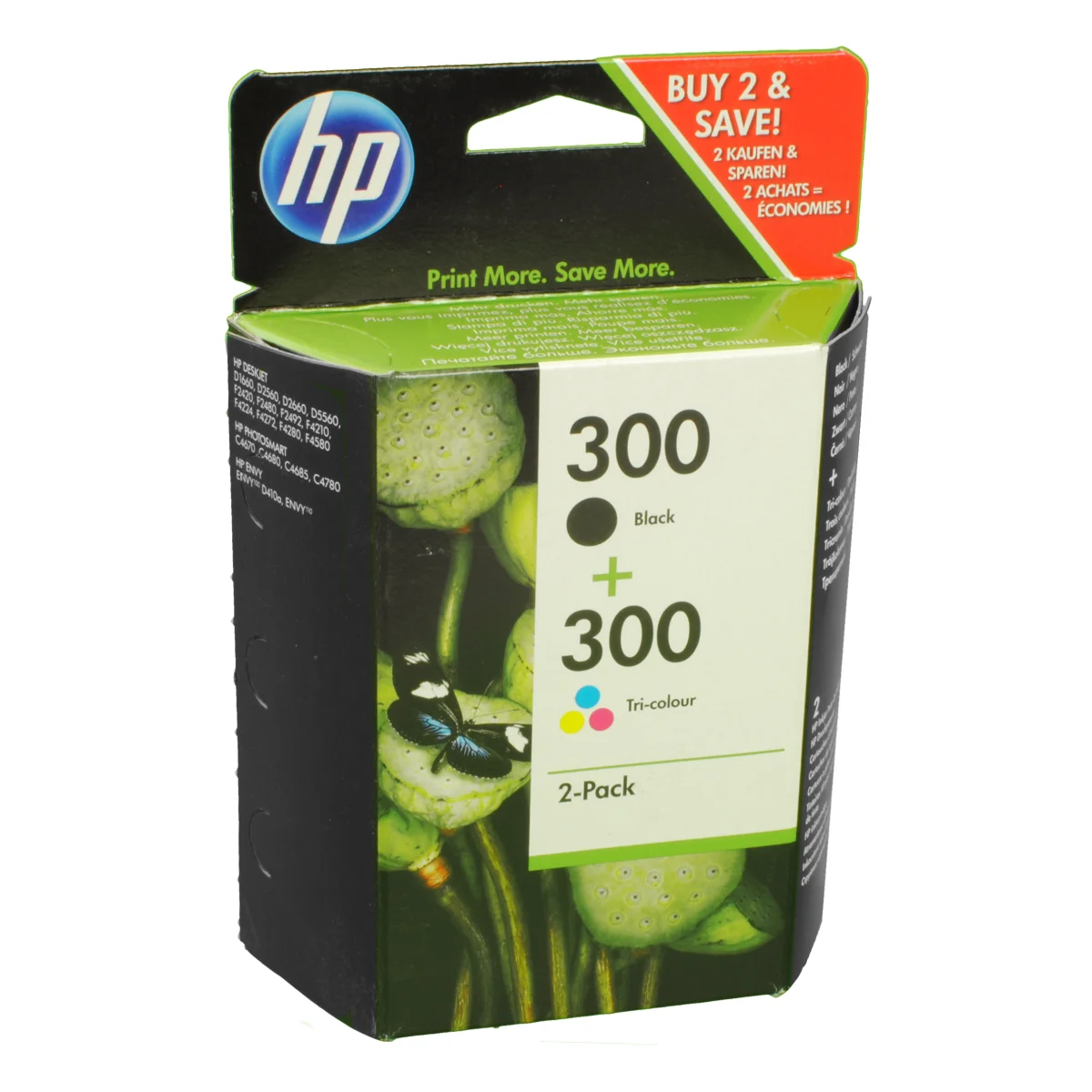 Druckerpatronen MultiPack HP 300 schwarz 4 ml | 200 Seiten + farbig 4 ml | 165 Seiten (CN637EE) Druckerpatronen MultiPack HP 300 schwarz 4 ml | 200 Seiten + farbig 4 ml | 165 Seiten (CN637EE)