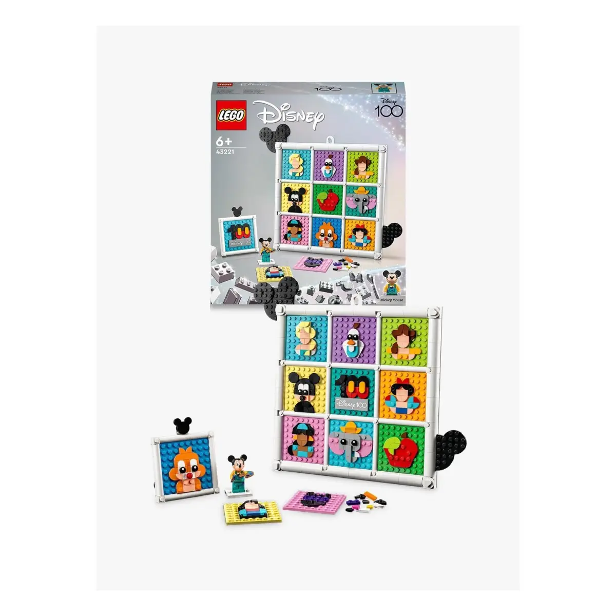 LEGO® Disney 100 Jahre Disney Zeichentrickikonen 43221