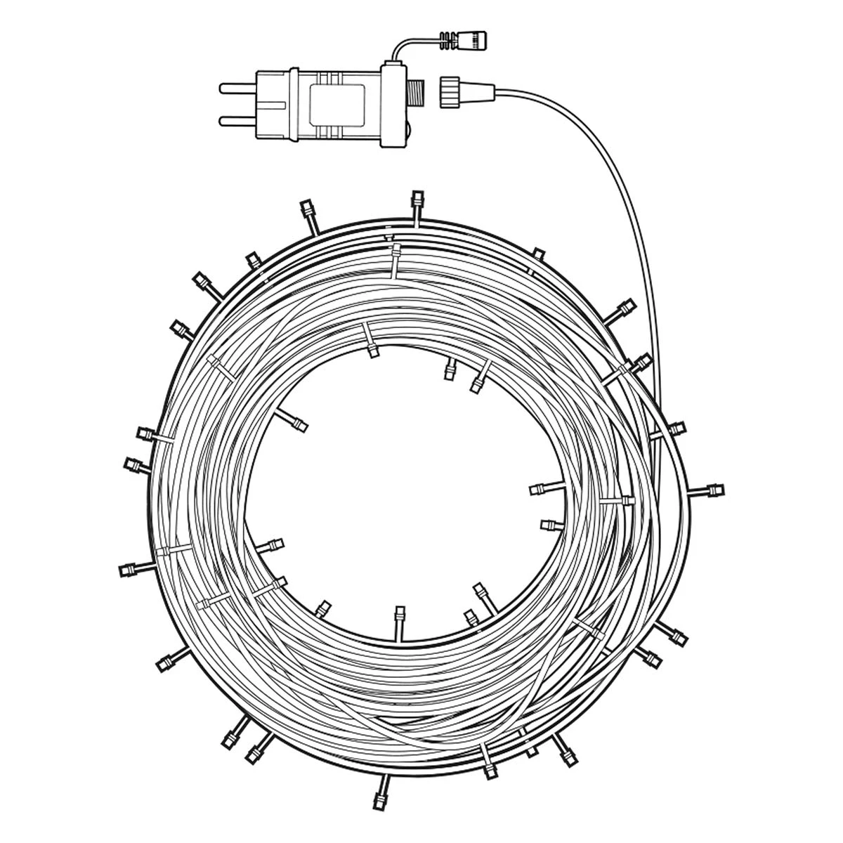 Smarte LED Lichterkette, 10m