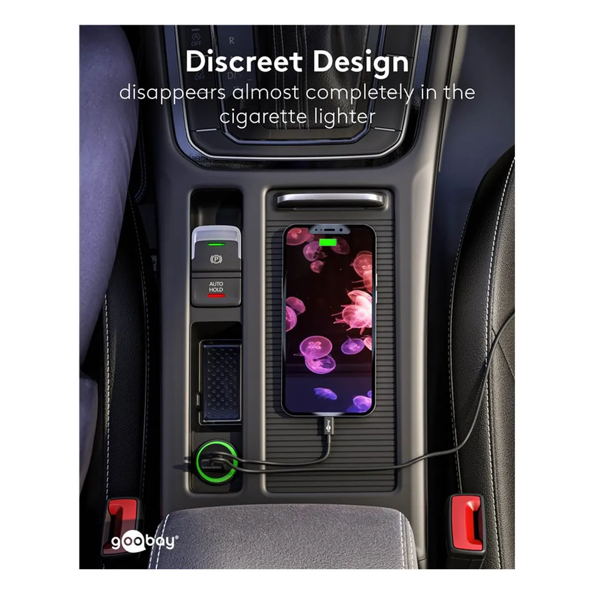 Goobay Dual-USB-C™ PD Auto Schnellladegerät (Power Delivery)