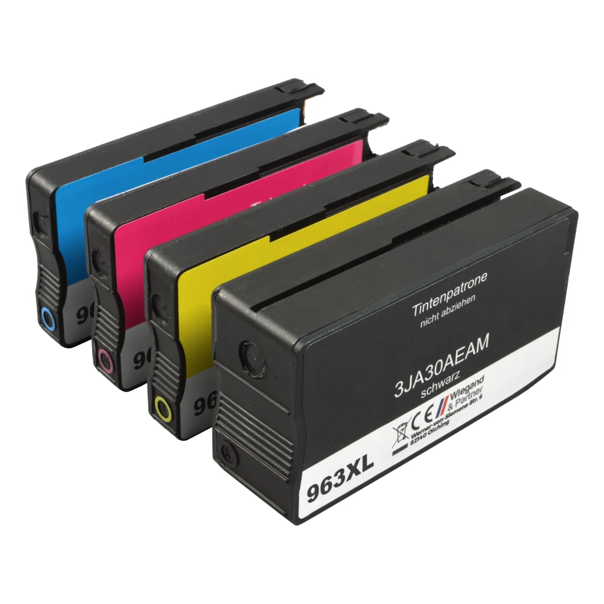 HP 963 - alternative Patronen XL MultiPack 'schwarz cyan magenta gelb' 134,5 ml | 6.800 Seiten - Digital Revolution