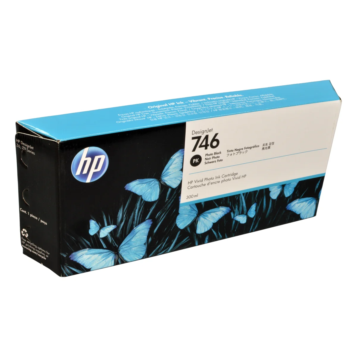 HP Tinte P2V82A  746  foto schwarz