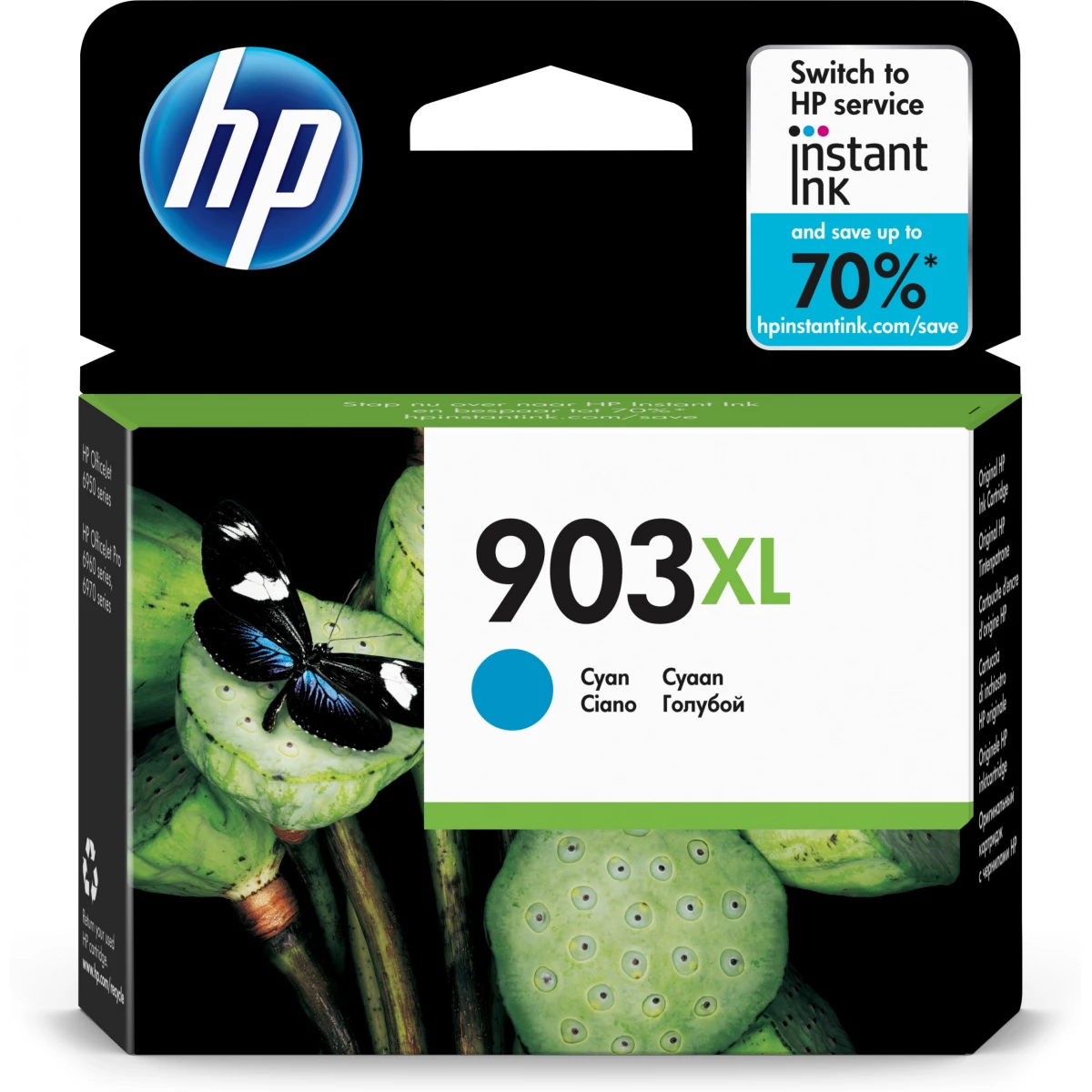 Druckerpatrone HP 903XL cyan 9,5 ml | 750 Seiten (T6M03AE)