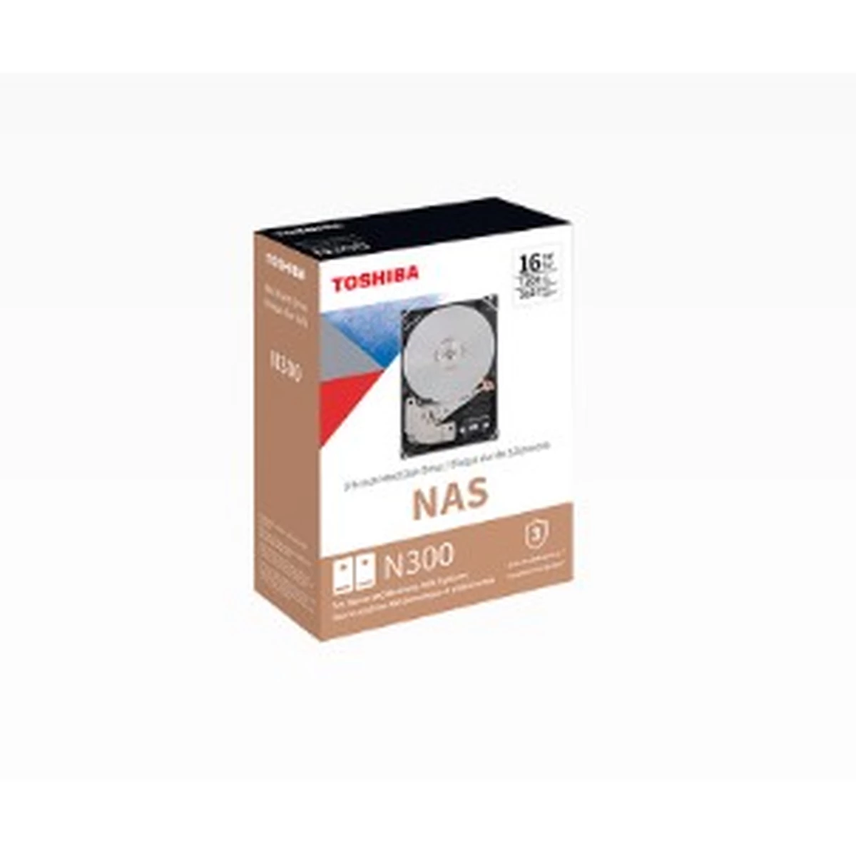 Toshiba 4TB NAS N300 HDWG440UZSVA Gold 7200RPM 256MB