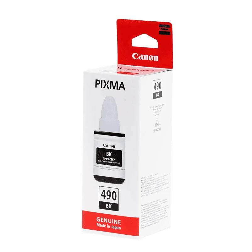 Druckerpatrone Canon GI-490 BK schwarz 135 ml | 6.000 Seiten (0663C001)