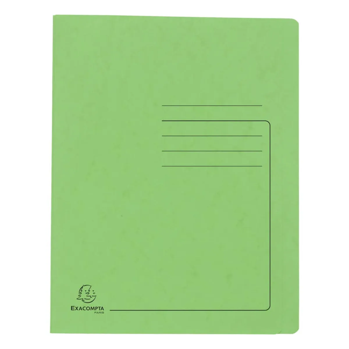 EXACOMPTA Schnellhefter - A4, 350 Blatt, Colorspan-Karton, 355 g/qm, lindgrün