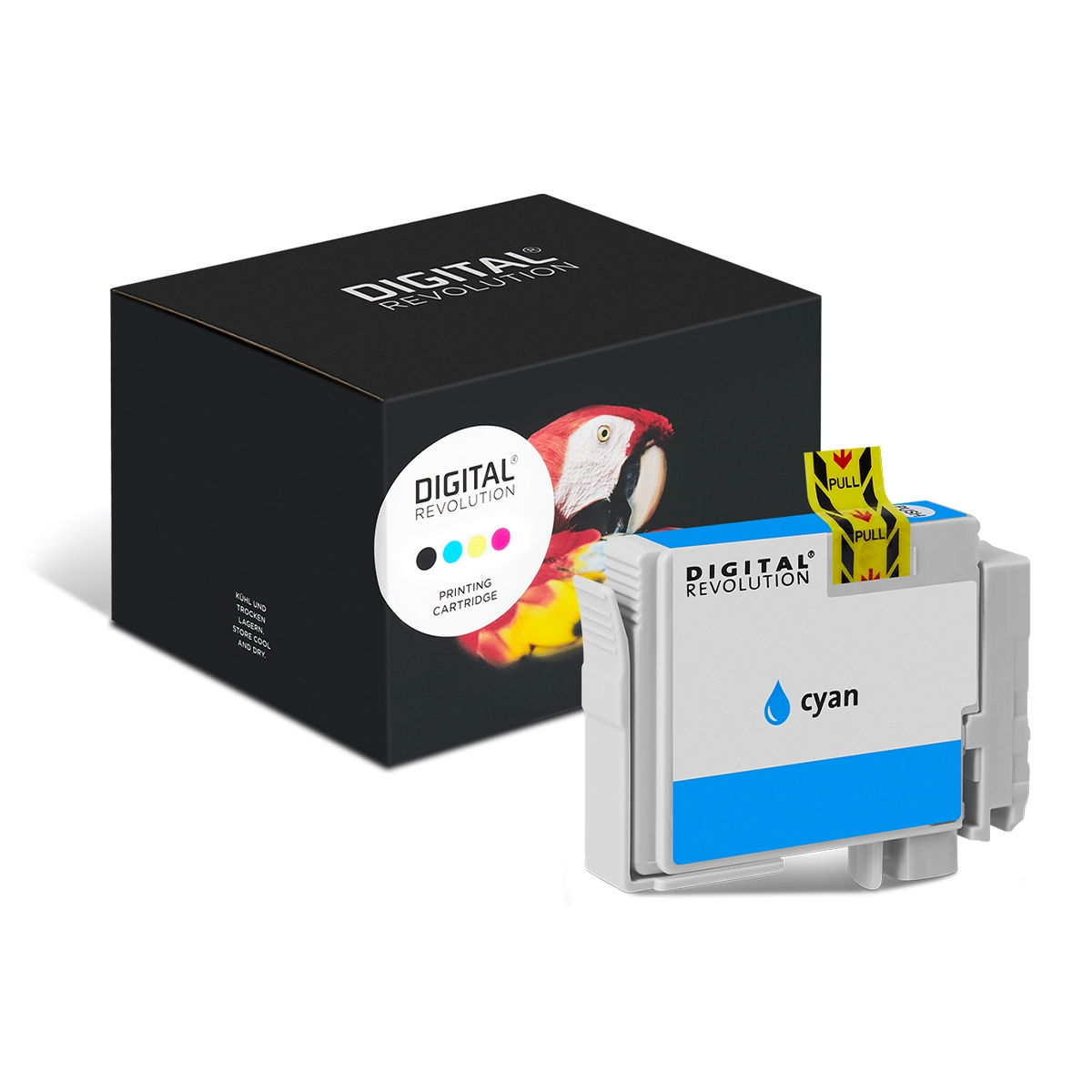 Epson T1282 - alternative Patrone 'cyan' 7 ml - Digital Revolution